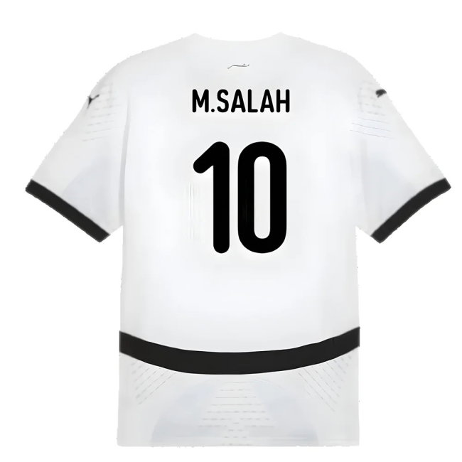 2024-2025 Egypt Away Shirt (M.Salah 10)-SoccerKits Hub | Buy Soccer Jerseys Online